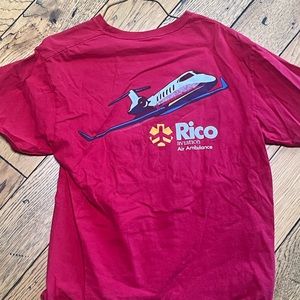 Rico air aviation ambulance tee shirt